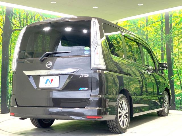 セレナ ハイウェイスター Vセレ+セーフティ SHV Aセフ 禁煙車 後席モニター 両側電動ドア 純正SDナビ 全周囲カメラ 衝突被害軽減システム コーナーセンサー LEDヘッド ドラレコ ビルトインETC オートライト オートエアコン 車線逸脱警報(18枚目)