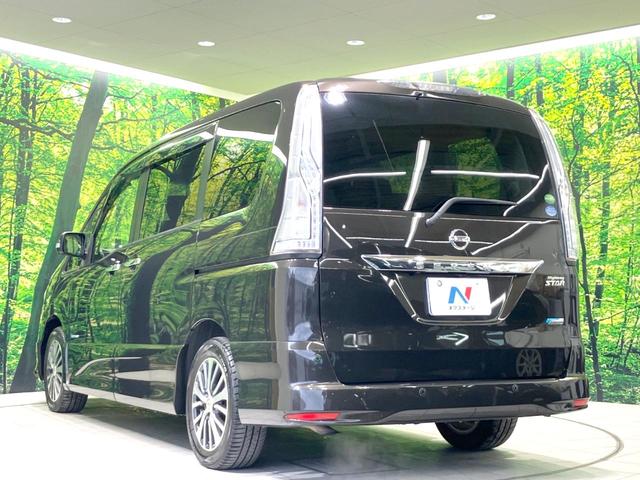 セレナ ハイウェイスター Vセレ+セーフティ SHV Aセフ 禁煙車 後席モニター 両側電動ドア 純正SDナビ 全周囲カメラ 衝突被害軽減システム コーナーセンサー LEDヘッド ドラレコ ビルトインETC オートライト オートエアコン 車線逸脱警報(27枚目)