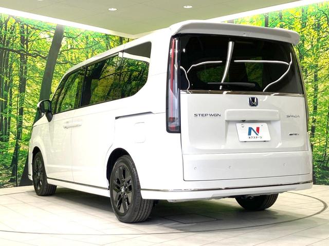 ステップワゴン e:HEVスパーダ 登録済未使用車 両側電動ドア 純正11.4型SDナビ バックカメラ 衝突被害軽減システム レーダークルーズ BSM 電動リアゲート ハーフレザー コーナーセンサー 前席シートヒーター LEDヘッド(25枚目)