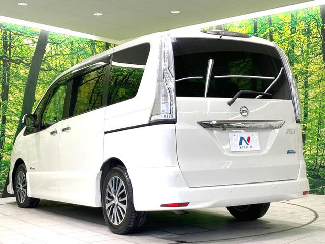 セレナ ハイウェイスターＶエアロモード＋セフティＳＨＶＡセフ　禁煙車　両側電動ドア　純正８型ＳＤナビ　全周囲カメラ　衝突被害軽減システム　コーナーセンサー　スマートキー　ＬＥＤヘッド　ビルトインＥＴＣ　クルコン　オートライト　オートエアコン　純正１６インチアルミ（25枚目）