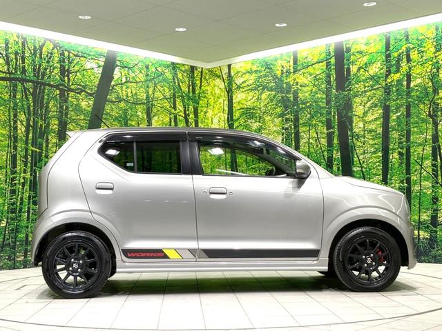 アルトワークス ベースグレード 5速MT ターボ SDナビ ドラレコ HIDヘッド ETC オートライト オートエアコン 純正15インチアルミホイール フォグライト Bluetooth接続 CD再生 フルセグTV(28枚目)