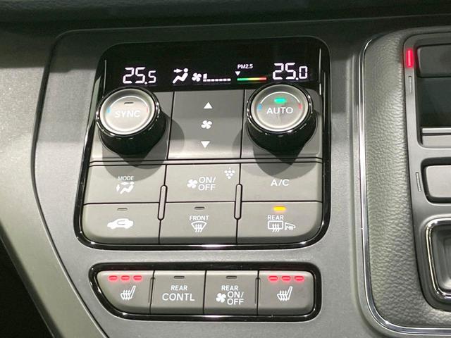 ステップワゴン e:HEVスパーダ プレミアムライン 登録済未使用車 両側電動ドア 衝突被害軽減システム レーダークルーズ BSM 電動リアゲート ハーフレザーシート コーナーセンサー 前席リアシートヒーター LEDヘッド オートライト デュアルエアコン(59枚目)