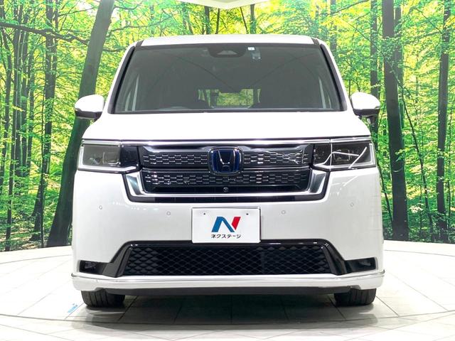 ステップワゴン ｅ：ＨＥＶスパーダ　プレミアムライン　禁煙車　両側電動ドア　純正１１．４型ＳＤナビ　後席モニター　全周囲カメラ　衝突被害軽減システム　レーダークルーズ　電動リアゲート　ハーフレザーシート　ドラレコ　コーナーセンサー　ＬＥＤヘッド（15枚目）