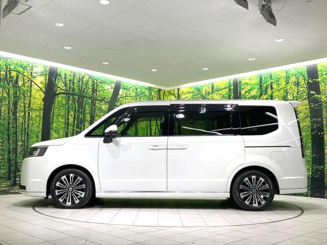 ステップワゴン ｅ：ＨＥＶスパーダ　プレミアムライン　禁煙車　両側電動ドア　純正１１．４型ＳＤナビ　後席モニター　全周囲カメラ　衝突被害軽減システム　レーダークルーズ　電動リアゲート　ハーフレザーシート　ドラレコ　コーナーセンサー　ＬＥＤヘッド（28枚目）