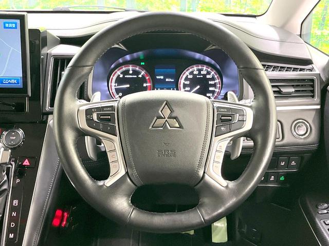 デリカD:5 P 禁煙車 4WD 両側電動ドア 10.1型ナビ 全周囲カメラ 衝突被害軽減システム レーダークルーズ 電動リアゲート パワーシート シートヒーター ステアリングヒーター パドルシフト BSM(12枚目)