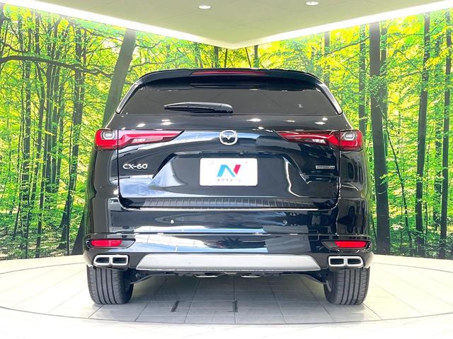 CX-60 XD エクスクルーシブモード 禁煙車 サンルーフ 12.3型マツダコネクト 全周囲カメラ BOSEサウンド レーダークルーズ 電動リアゲート レザーシート 全席シートヒーター 前席シートエアコン ドラレコ LEDヘッド ドラレコ(16枚目)