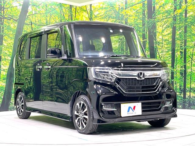 N-BOXカスタム G・Lホンダセンシング 電動スライドドア SDナビ バックカメラ 衝突被害軽減システム 禁煙車 コーナーセンサー スマートキー LEDヘッド ビルトインETC 純正14インチアルミ 車線逸脱警報 オートライト オートエアコン(16枚目)