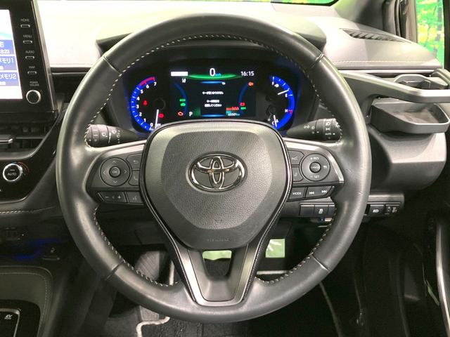 カローラツーリング ハイブリッド ダブルバイビー 禁煙車 モデリスタエアロ 純正9型ナビ デジタルインナミラー バックカメラ レーダークルーズ BSM ハーフレザーシート ドラレコ シートヒーター LEDヘッド ビルトインETC 純正17インチアルミ(13枚目)