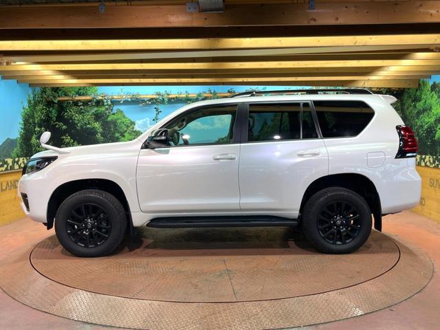 ランドクルーザープラド TX Lパッケージ マットブラックエディション 禁煙車 サンルーフ 後席モニター BIG-X9型ナビフルセグ 7人乗 レーダークルーズ 衝突警報装置 オートハイビーム シートベンチレーション パワーシート 横滑り防止 Bluetooth ETC(53枚目)