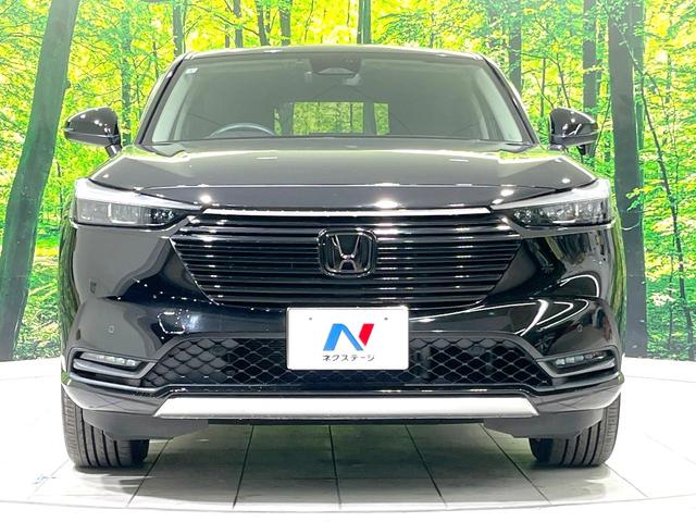 ヴェゼル ｅ：ＨＥＶ　Ｚ　禁煙車　純正９型ナビ　バックカメラ　衝突被害軽減システム　電動リアゲート　ハーフレザーシート　コーナーセンサー　スマートキー　ＬＥＤヘッド　ビルトインＥＴＣ　純正１８インチアルミ　車線逸脱警報（15枚目）