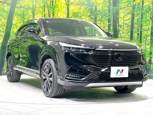 ヴェゼル ｅ：ＨＥＶ　Ｚ　禁煙車　純正９型ナビ　バックカメラ　衝突被害軽減システム　電動リアゲート　ハーフレザーシート　コーナーセンサー　スマートキー　ＬＥＤヘッド　ビルトインＥＴＣ　純正１８インチアルミ　車線逸脱警報（17枚目）