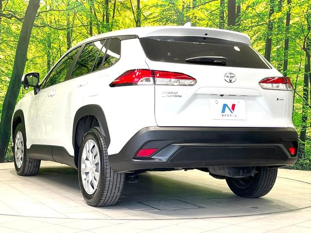 カローラクロス ハイブリッド G 禁煙車 純正8インチディスプレイオーディオ バックカメラ 衝突被害軽減システム レーダークルーズ コーナーセンサー LEDヘッド ETC オートハイビーム 車線逸脱警報 オートライト オートエアコン(26枚目)