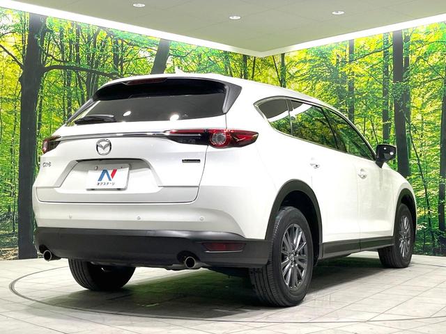 ＣＸ－８ ２５Ｓ　禁煙車　７人乗り　マツダコネクト　全周囲カメラ　衝突被害軽減システム　ドラレコ　コーナーセンサー　スマートキー　ＬＥＤヘッド　ビルトインＥＴＣ　クルコン　純正１７インチアルミ　デュアルエアコン（18枚目）