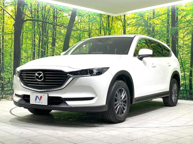 ＣＸ－８ ２５Ｓ　禁煙車　７人乗り　マツダコネクト　全周囲カメラ　衝突被害軽減システム　ドラレコ　コーナーセンサー　スマートキー　ＬＥＤヘッド　ビルトインＥＴＣ　クルコン　純正１７インチアルミ　デュアルエアコン（25枚目）