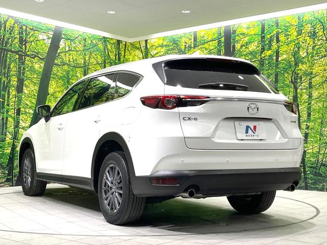 ＣＸ－８ ２５Ｓ　禁煙車　７人乗り　マツダコネクト　全周囲カメラ　衝突被害軽減システム　ドラレコ　コーナーセンサー　スマートキー　ＬＥＤヘッド　ビルトインＥＴＣ　クルコン　純正１７インチアルミ　デュアルエアコン（27枚目）