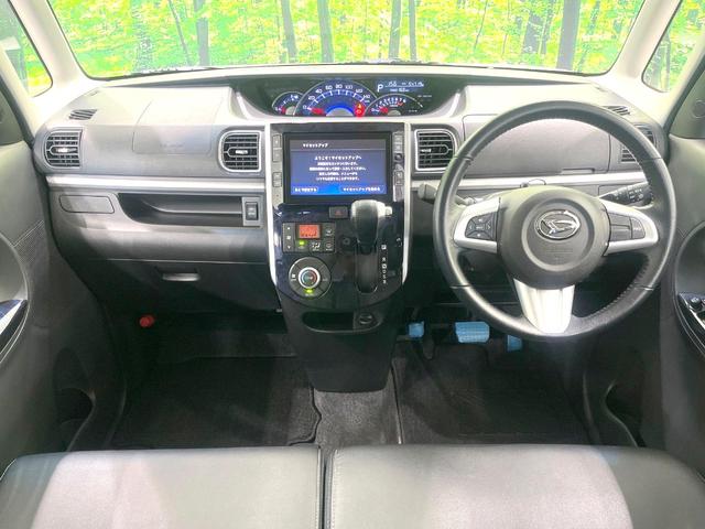 タント カスタムRS トップエディションリミテッドSAIII 禁煙車 両側電動ドア 純正SDナビ 全周囲カメラ 衝突被害軽減システム ハーフレザーシート シートヒーター ドラレコ コーナーセンサー スマートキー LEDヘッド ビルトインETC 純正15インチAW(2枚目)