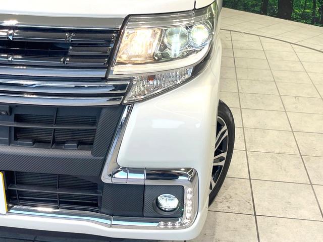 タント カスタムRS トップエディションリミテッドSAIII 禁煙車 両側電動ドア 純正SDナビ 全周囲カメラ 衝突被害軽減システム ハーフレザーシート シートヒーター ドラレコ コーナーセンサー スマートキー LEDヘッド ビルトインETC 純正15インチAW(12枚目)