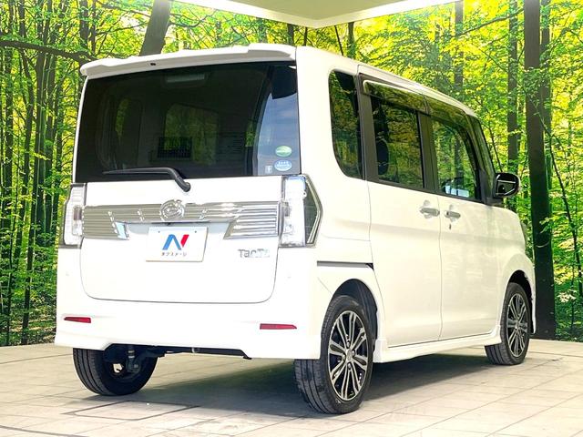 タント カスタムRS トップエディションリミテッドSAIII 禁煙車 両側電動ドア 純正SDナビ 全周囲カメラ 衝突被害軽減システム ハーフレザーシート シートヒーター ドラレコ コーナーセンサー スマートキー LEDヘッド ビルトインETC 純正15インチAW(17枚目)