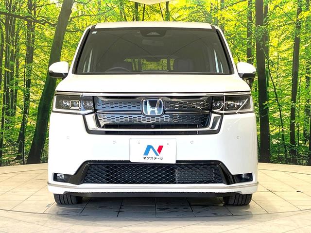 ステップワゴン ｅ：ＨＥＶスパーダ　プレミアムライン　禁煙車　現行　純正１１型ＳＤナビ　全周囲カメラ　純正１５型後席モニター　パワーバックドア　衝突被害軽減ブレーキ　レーダークルーズコントロール　フルセグＴＶ　Ｂｌｕｅｔｏｏｔｈ接続　ＬＥＤヘッドライト（18枚目）