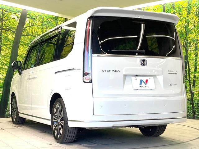 ステップワゴン ｅ：ＨＥＶスパーダ　プレミアムライン　禁煙車　現行　純正１１型ＳＤナビ　全周囲カメラ　純正１５型後席モニター　パワーバックドア　衝突被害軽減ブレーキ　レーダークルーズコントロール　フルセグＴＶ　Ｂｌｕｅｔｏｏｔｈ接続　ＬＥＤヘッドライト（68枚目）
