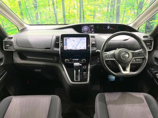 セレナ ハイウェイスターＧ　プロパイロットエディション　エアロ　純正９インチナビ　両側電動スライドドア　後席モニター　バックカメラ　衝突被害軽減システム　禁煙車　コーナーセンサー　スマートキー　ＬＥＤヘッド　ＥＴＣ　純正１６インチアルミ（2枚目）