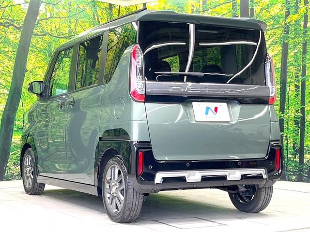デリカミニ Ｔ　プレミアム　禁煙車　両側電動ドア　純正ＳＤナビ　全周囲カメラ　衝突被害軽減システム　レーダークルーズ　ハーフレザーシート　コーナーセンサー　前席シートヒーター　ＬＥＤヘッド　ビルトインＥＴＣ　純正１５インチＡＷ（25枚目）