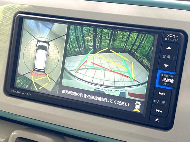 ムーヴキャンバス ＧメイクアップＶＳ　ＳＡＩＩＩ　禁煙車　両側電動ドア　純正ＳＤナビ　全周囲カメラ　衝突被害軽減システム　シートヒーター　ドラレコ　コーナーセンサー　スマートキー　ＬＥＤヘッド　オートハイビーム　オートライト　車線逸脱警報（4枚目）