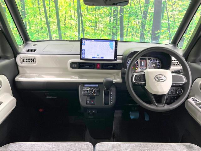 ムーヴキャンバス ストライプスＧ　禁煙車　両側電動ドア　純正９型ナビ　バックカメラ　衝突被害軽減システム　ドラレコ　コーナーセンサー　スマートキー　前席シートヒーター　ＬＥＤヘッド　オートライト　オートエアコン　Ｂｌｕｅｔｏｏｔｈ（2枚目）