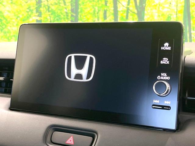 ヴェゼル ｅ：ＨＥＶ　Ｚ　登録済未使用車　純正８型ナビ　全周囲カメラ　衝突被害軽減システム　レーダークルーズ　ＢＳＭ　電動リアゲート　ハーフレザー　前席シートヒーター　ＬＥＤヘッド　ビルトインＥＴＣ　純正１８インチＡＷ（3枚目）