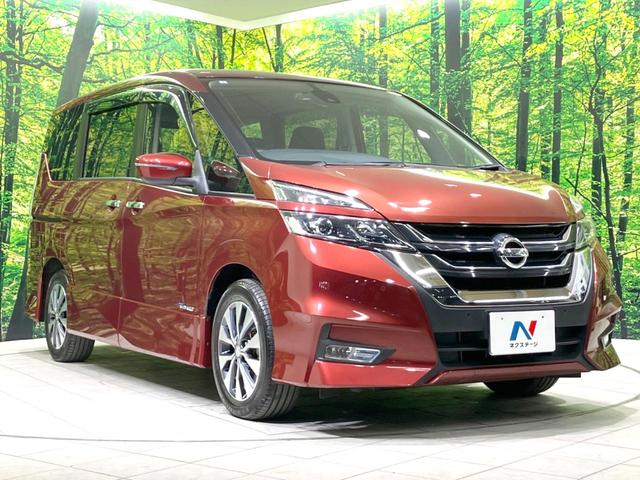 セレナ ハイウェイスター プロパイロットエディション 禁煙車 後席モニター 純正9型ナビ 両側電動ドア バックカメラ 衝突被害軽減システム プロパイロット コーナーセンサー スマートキー LEDヘッド ビルトインETC 純正16インチアルミ(17枚目)