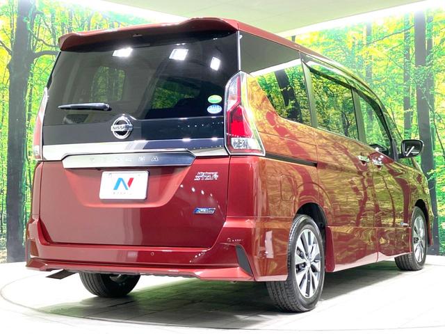 セレナ ハイウェイスター プロパイロットエディション 禁煙車 後席モニター 純正9型ナビ 両側電動ドア バックカメラ 衝突被害軽減システム プロパイロット コーナーセンサー スマートキー LEDヘッド ビルトインETC 純正16インチアルミ(18枚目)