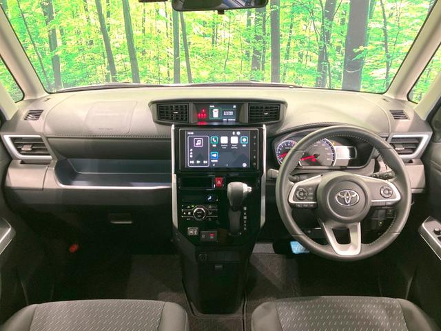 ルーミー カスタムＧ　禁煙車　両側パワスラ　純正９インチディスプレイオーディオ　全周囲カメラ　スマートアシスト　レーダークルーズコントロール　ドラレコ　ＥＴＣ　ＬＥＤヘッド　ロールサンシェード　オートライト　オートエアコン（2枚目）