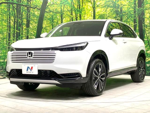 ヴェゼル ｅ：ＨＥＶ　Ｚ　登録済未使用車　９インチコネクトナビ　全周囲カメラ　衝突被害軽減システム　電動リアゲート　ハーフレザーシート　コーナーセンサー　スマートキー　ＬＥＤヘッド　ＥＴＣ２．０　純正１８インチアルミ（23枚目）