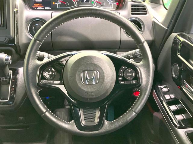 N-BOXカスタム Lターボ 両側電動ドア SDナビ バックカメラ 衝突被害軽減システム 禁煙車 ハーフレザーシート ドラレコ コーナーセンサー スマートキー LEDヘッド ビルトインETC 純正15インチアルミ 車線逸脱警報(12枚目)