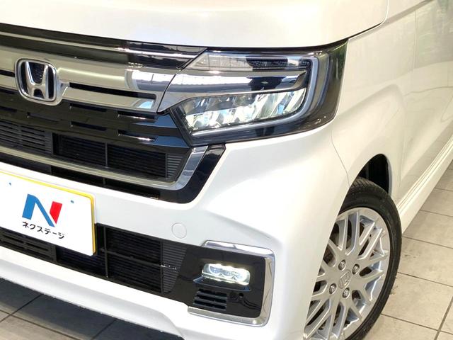 N-BOXカスタム Lターボ 両側電動ドア SDナビ バックカメラ 衝突被害軽減システム 禁煙車 ハーフレザーシート ドラレコ コーナーセンサー スマートキー LEDヘッド ビルトインETC 純正15インチアルミ 車線逸脱警報(13枚目)