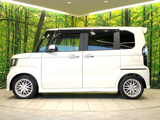 N-BOXカスタム Lターボ 両側電動ドア SDナビ バックカメラ 衝突被害軽減システム 禁煙車 ハーフレザーシート ドラレコ コーナーセンサー スマートキー LEDヘッド ビルトインETC 純正15インチアルミ 車線逸脱警報(57枚目)