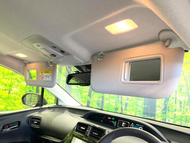プリウス Sセーフティプラス 禁煙車 純正SDナビ バックカメラ 衝突被害軽減システム レーダークルーズ ドラレコ クリアランスソナー スマートキー LEDヘッド ビルトインETC オートハイビーム 車線逸脱警報 オートライト(36枚目)