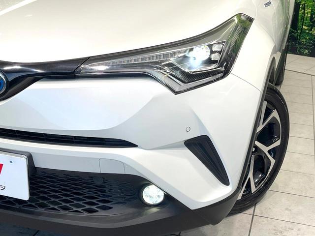 C-HR G 純正9型SDナビ バックカメラ 衝突被害軽減システム レーダークルーズ 禁煙車 レザーシート コーナーセンサー スマートキー LEDヘッド ビルトインETC 純正18インチアルミ オートハイビーム(12枚目)