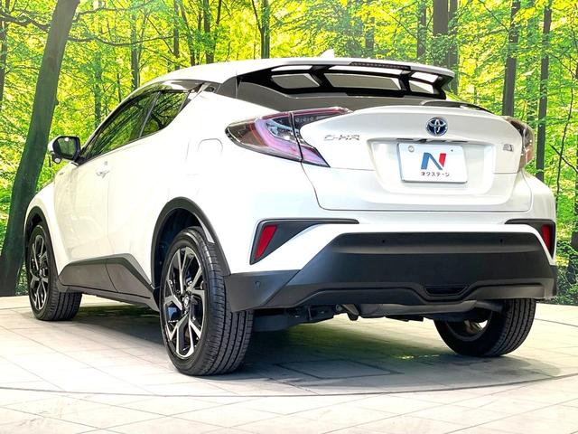 C-HR G 純正9型SDナビ バックカメラ 衝突被害軽減システム レーダークルーズ 禁煙車 レザーシート コーナーセンサー スマートキー LEDヘッド ビルトインETC 純正18インチアルミ オートハイビーム(61枚目)