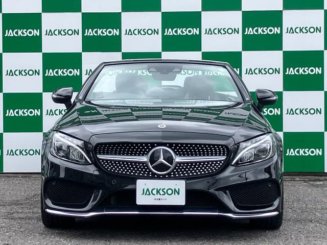 Ｃクラス Ｃ１８０カブリオレスポーツ　赤幌　電動オープン　純正ナビ　バックカメラ　Ｂｌｕｅｔｏｏｔｈ　ＬＥＤヘッドライト　純正１９ＡＷ　黒革　メモリー付きパワーシート　シートヒーター　レーンキープアシスト　ＥＴＣ　パドルシフト（7枚目）