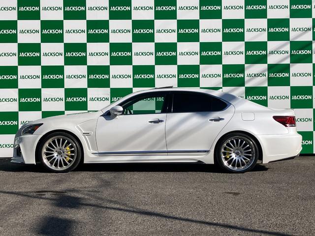 LS LS460 Iパッケージ 後期600h仕様 エイムゲインエアロ サンルーフ マークレビンソン イージークローザー シートヒーター ベンチレーション パワーシート バックカメラ カールソンAW(5枚目)