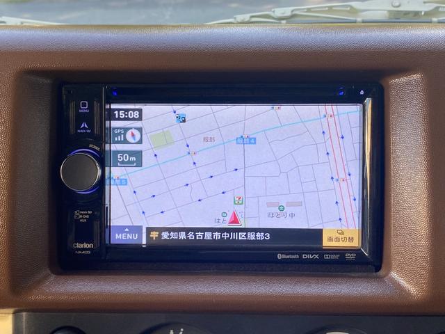 エブリイ ＰＡ　ハイルーフ　フレンチバス仕様　オートマ車　軽自動車　フレンチバス仕様　アイブロー付　内外装カスタム　レトロバス　両側スライドドア　革調シートカバー　メモリーナビ　地デジＴＶ　Ｂｌｕｅｔｏｏｔｈ音楽　ＥＴＣ　移動販売車　キャルカスタム　軽自動車　オートマ（10枚目）