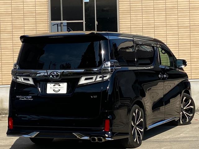 ヴェルファイア ３．５エグゼクティブラウンジＺ　サンルーフ　黒革　モデリスタ　フルエアロ／２０インチＡＷ／２本出マフラー　３眼ＬＥＤヘッド　メーカーナビ　リアエンターテイメント　ＪＢＬサウンド　パノラミックビューモニター　ＴＶ　ＣＤ／ＤＶＤ　ＢＴ音楽　ＥＴＣ　人気の安全装備（34枚目）