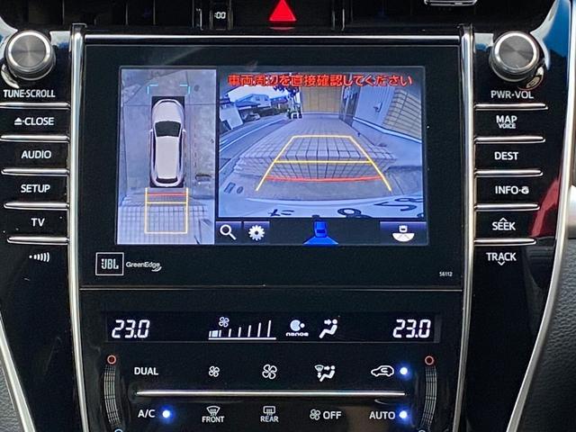 ハリアーハイブリッド プレミアムアドバンスドパッケージ サンルーフ M’Zスピード フルエアロ/4本出マフラー 21インチAW ヴァレンティテール メーカーナビ パノラミックビューモニター TV CD/DVD 走行中OK BT音楽 ETC JBLサウンド パワーバックドア 4WD(12枚目)