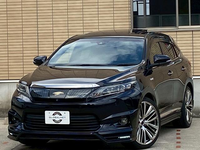 ハリアーハイブリッド プレミアムアドバンスドパッケージ サンルーフ M’Zスピード フルエアロ/4本出マフラー 21インチAW ヴァレンティテール メーカーナビ パノラミックビューモニター TV CD/DVD 走行中OK BT音楽 ETC JBLサウンド パワーバックドア 4WD(25枚目)