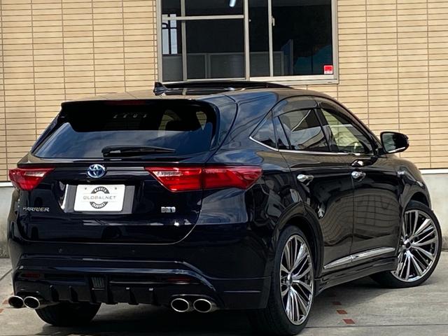 ハリアーハイブリッド プレミアムアドバンスドパッケージ サンルーフ M’Zスピード フルエアロ/4本出マフラー 21インチAW ヴァレンティテール メーカーナビ パノラミックビューモニター TV CD/DVD 走行中OK BT音楽 ETC JBLサウンド パワーバックドア 4WD(29枚目)