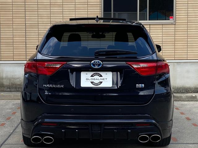 ハリアーハイブリッド プレミアムアドバンスドパッケージ サンルーフ M’Zスピード フルエアロ/4本出マフラー 21インチAW ヴァレンティテール メーカーナビ パノラミックビューモニター TV CD/DVD 走行中OK BT音楽 ETC JBLサウンド パワーバックドア 4WD(30枚目)