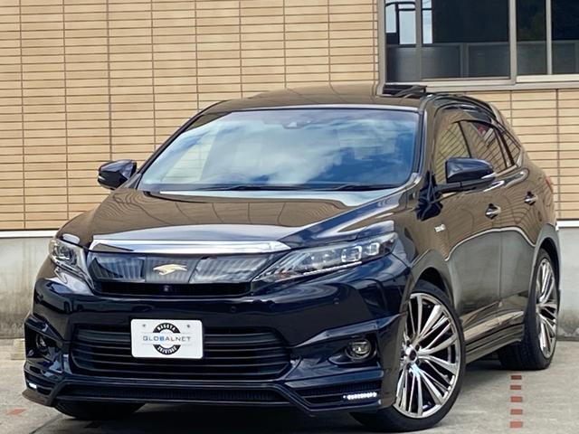 ハリアーハイブリッド プレミアムアドバンスドパッケージ サンルーフ M’Zスピード フルエアロ/4本出マフラー 21インチAW ヴァレンティテール メーカーナビ パノラミックビューモニター TV CD/DVD 走行中OK BT音楽 ETC JBLサウンド パワーバックドア 4WD(49枚目)