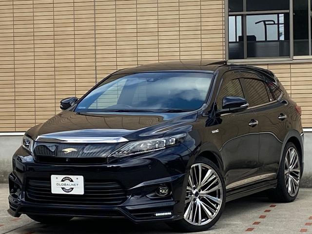 ハリアーハイブリッド プレミアムアドバンスドパッケージ サンルーフ M’Zスピード フルエアロ/4本出マフラー 21インチAW ヴァレンティテール メーカーナビ パノラミックビューモニター TV CD/DVD 走行中OK BT音楽 ETC JBLサウンド パワーバックドア 4WD(50枚目)