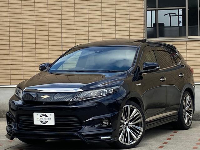 ハリアーハイブリッド プレミアムアドバンスドパッケージ サンルーフ M’Zスピード フルエアロ/4本出マフラー 21インチAW ヴァレンティテール メーカーナビ パノラミックビューモニター TV CD/DVD 走行中OK BT音楽 ETC JBLサウンド パワーバックドア 4WD(51枚目)